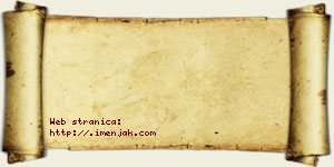 Nadja Bjelić vizit kartica